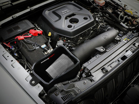 Filtre à air d'admission aFe Magnum FORCE Stage-2 Pro Dry S 18-23 Jeep Wrangler (JL) L4-2.0L (t)