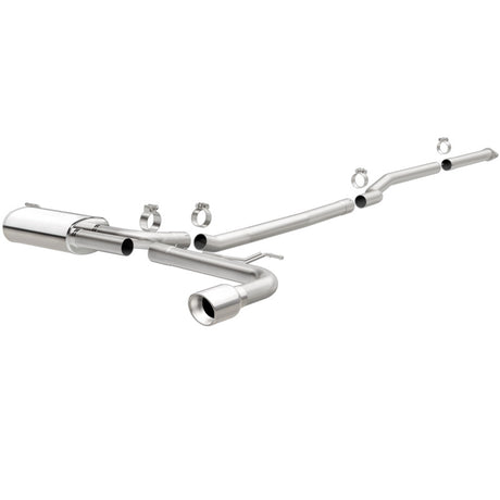 Catback MagnaFlow, SS, 2,5 po, Street, passage simple en ligne droite. Embout poli de 4 po, Ford Fusion 2,5 L 2015