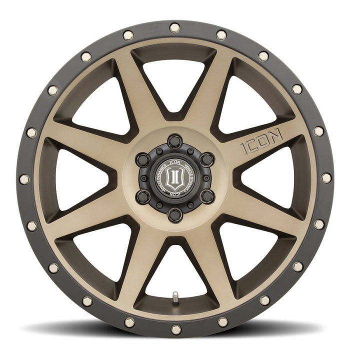 Roue ICON Rebound 20x9 5x5 -12mm Offset 4.5in BS Bronze