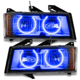 Phares à LED pré-assemblés Oracle Lighting 04-12 Chevrolet Colorado - Bleu VOIR LA GARANTIE