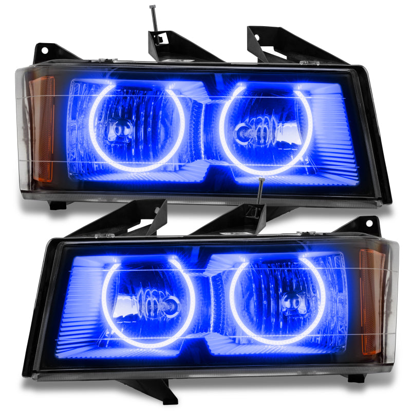 Oracle Lighting 04-12 Chevrolet Colorado Pre-Assembled LED Halo Headlights -Blue