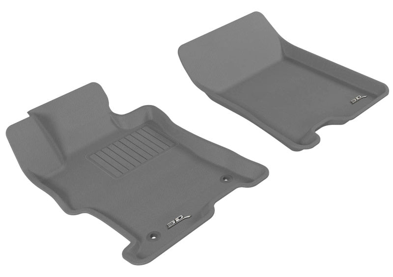 Tapis de sol 3D MAXpider pour Honda Accord Kagu 2008-2012, 1ère rangée - Gris