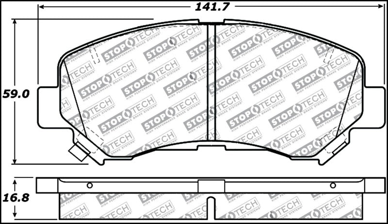 Plaquettes de frein StopTech Performance