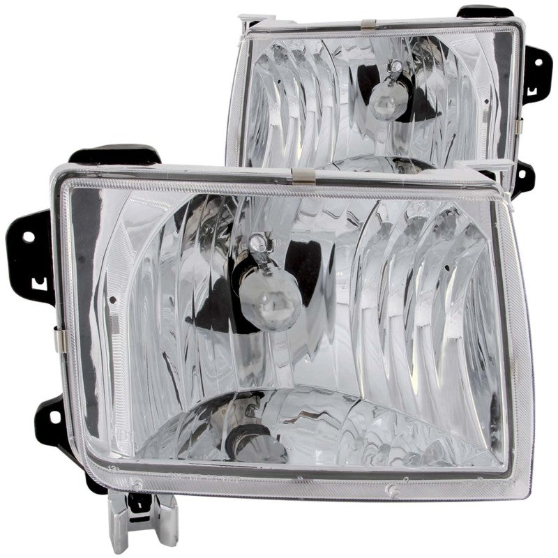 Phares avant en cristal ANZO 1998-2000 Nissan Frontier Chrome