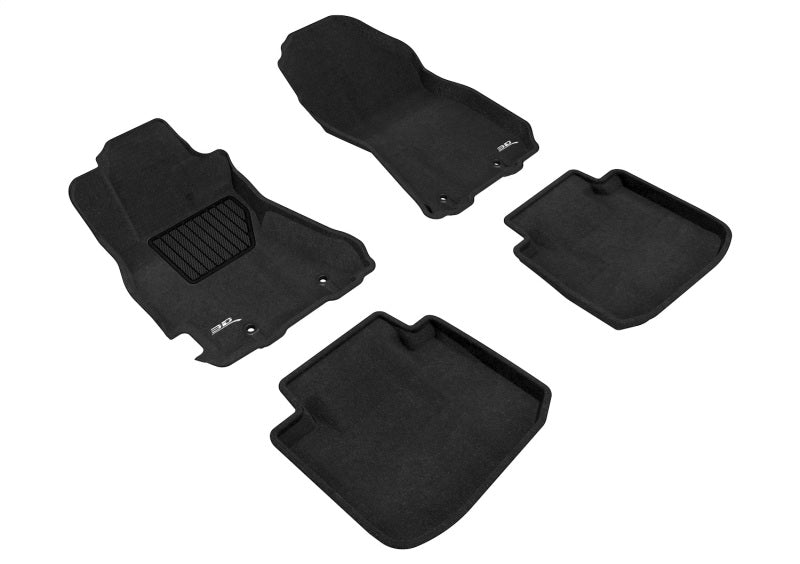 Ensemble de tapis de sol 3D Maxpider 15-19 Subaru Legacy/Outback Elegant 1ère et 2ème rangée (noir)