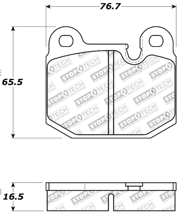 Plaquettes de frein StopTech Performance