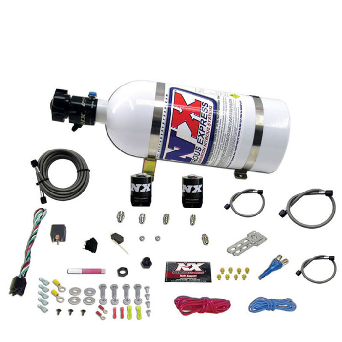 Kit d'azote à buse unique pour tous les moteurs Ford EFI (35-150 CV) avec bouteille de 10 lb