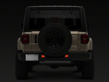 Raxiom 18-23 Jeep Wrangler JL Moab Rubicon Sahara Axial LED Rear Bumper Reflector Lights- Smoked