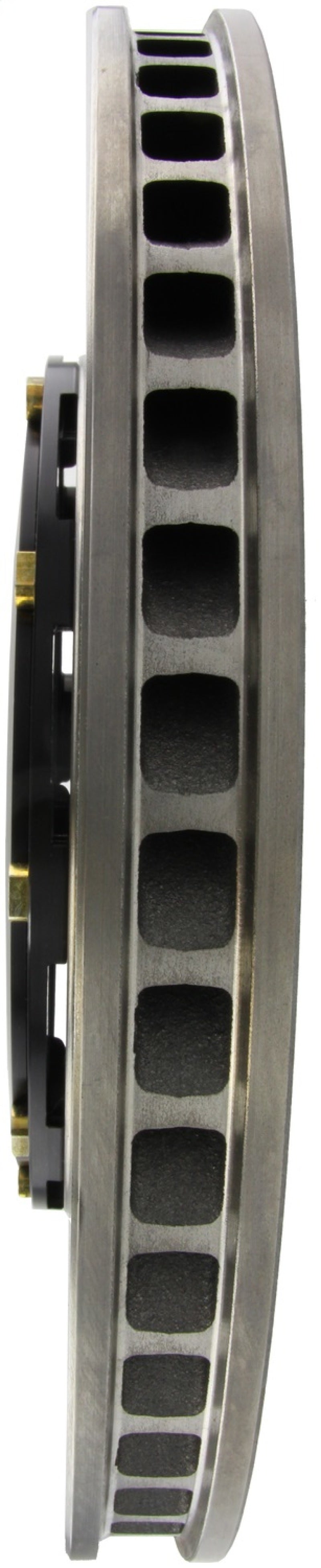 StopTech 09-11 Nissan GT-R Front Left Slotted Bare Iron 380x34mm AeroRotor Kit