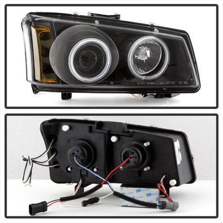 Spyder Chevy Silverado 1500 03-06 Projector Headlights CCFL Halo LED Blk High H1 PRO-YD-CS03-CCFL-BK