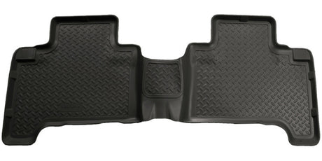 Revêtements de sol noirs de style classique pour 2e rangée de Toyota 4Runner (4DR) 03-09 Husky Liners (doublure monobloc)