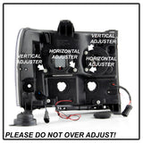 Spyder GMC Sierra 1500/2500/3500 07-13 Denali 08-13 LED Headlights Blk PRO-YD-GS07V2PL-BK
