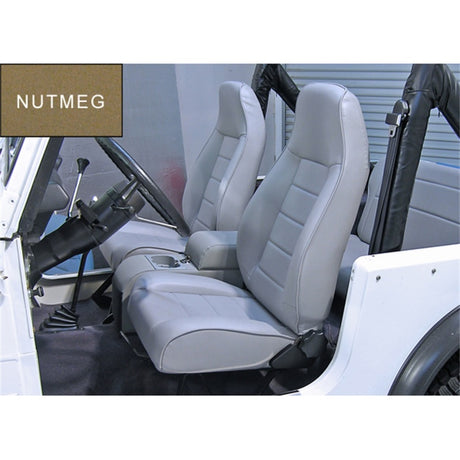 Siège avant à dossier haut Rugged Ridge inclinable Nutmeg 76-02 CJ&amp;Wran