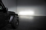 Kit de barre lumineuse de calandre CrossLink à 4 modules pour Jeep JL SS5 de Diode Dynamics Sport - Combo jaune