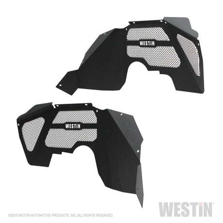 Garde-boue intérieur Westin 07-18 Jeep Wrangler JK - Avant - Noir texturé