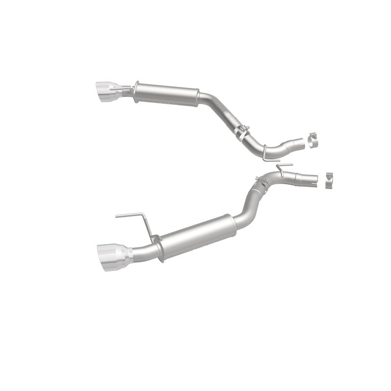 Essieu arrière MagnaFlow, SS, 2,5 po, compétition, double polissage fendu, embout de 4,5 po, Ford Mustang Ecoboost 2015