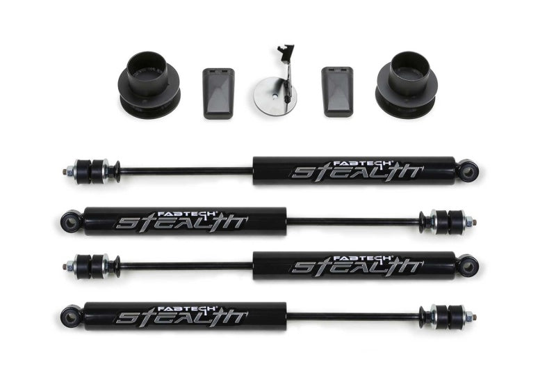 Kit de ressorts à bobine Fabtech 19-22 Ram 2500 4WD 2,5 pouces avec Stealth