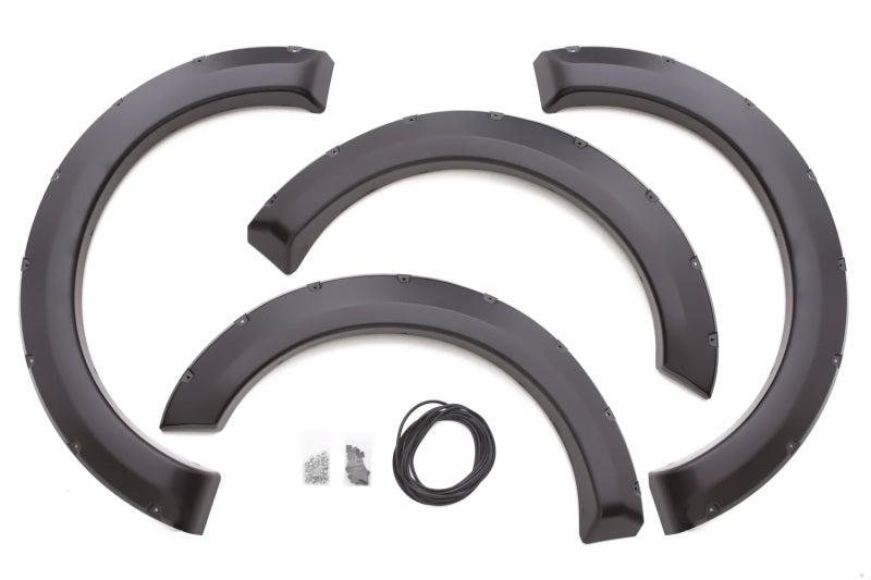 Élargisseurs d'ailes lisses de la série Elite de style Lund 99-07 Ford F-250 RX-Rivet - Noir (4 pièces)