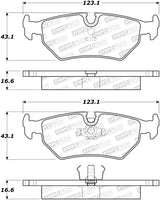 Plaquettes de frein StopTech Street - Avant
