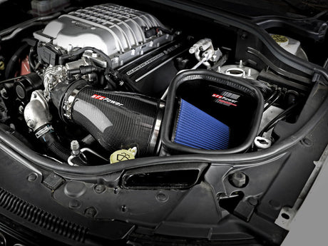 Moteur aFe Track Series en fibre de carbone Pro 5R AIS - Jeep Grand Cherokee Trackhawk (WK2) 2018 V8-6,2 L (SC)