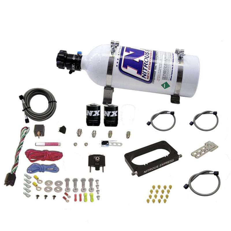 Nitrous Express 96-04 Ford Mustang Cobra/Mach 1 4 Valve Nitrous Kit (50-300HP) w/5lb Bottle