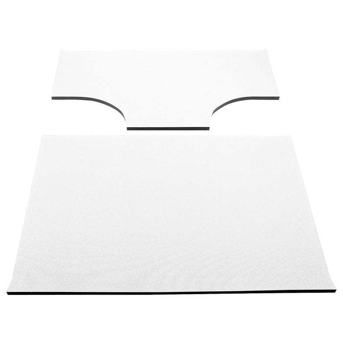 DEI 03-06 Jeep Wrangler TJ 2 portes avec enceintes Boom Mat - 2 pièces - Blanc