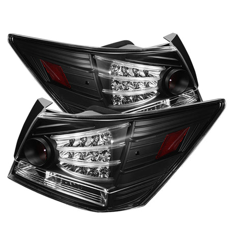Feux arrière à LED Spyder Honda Accord 08-12 4DR Noir ALT-YD-HA08-4D-LED-BK