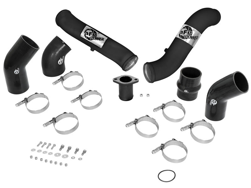 aFe BladeRunner Intercooler avec tubes noirs 16-17 Nissan Titan XD V8 5.0L (td)