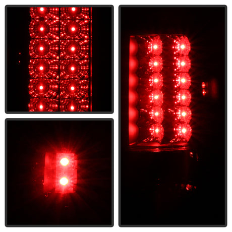 Feux arrière à LED Spyder Ford F150 côté 04-08 (ne convient pas aux modèles Heritage et SVT) Blk Smke ALT-YD-FF15004-LED-BSM