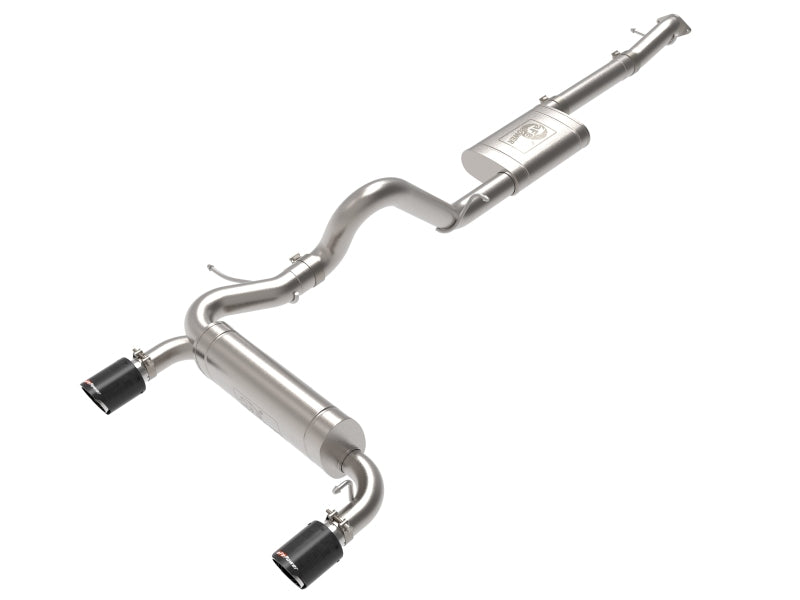 aFe 2021+ Ford Bronco L4-2,3 L (t) / V6-2,7 L (tt) Vulcan 3 po à 2,5 po SS Cat-Back - Carbone