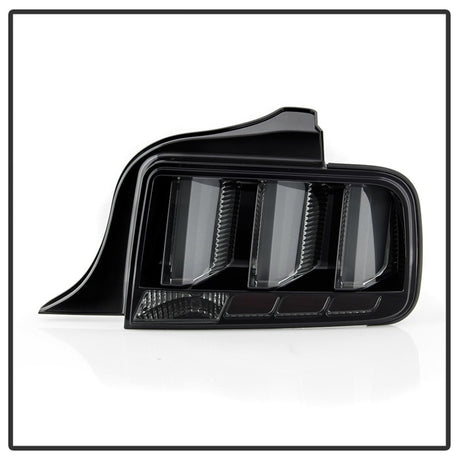Feux arrière à LED Spyder 05-09 Ford Mustang (barre lumineuse blanche) - Fumé ALT-YD-FM05V3-LED-SM