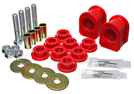 Bagues de cadre de barre stabilisatrice arrière rouge pour Ford Mustang 05-07 Energy Suspension (toutes les pièces métalliques doivent être réutilisées)