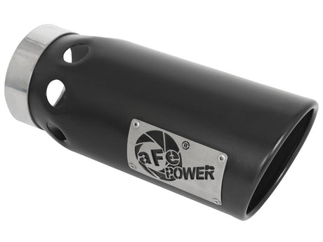 Système d'échappement arrière de catalyseur aFe Apollo GT Series 4 po 409SS avec embout noir 14-18 GM Silverado/Sierra 1500 V8-6,2 L