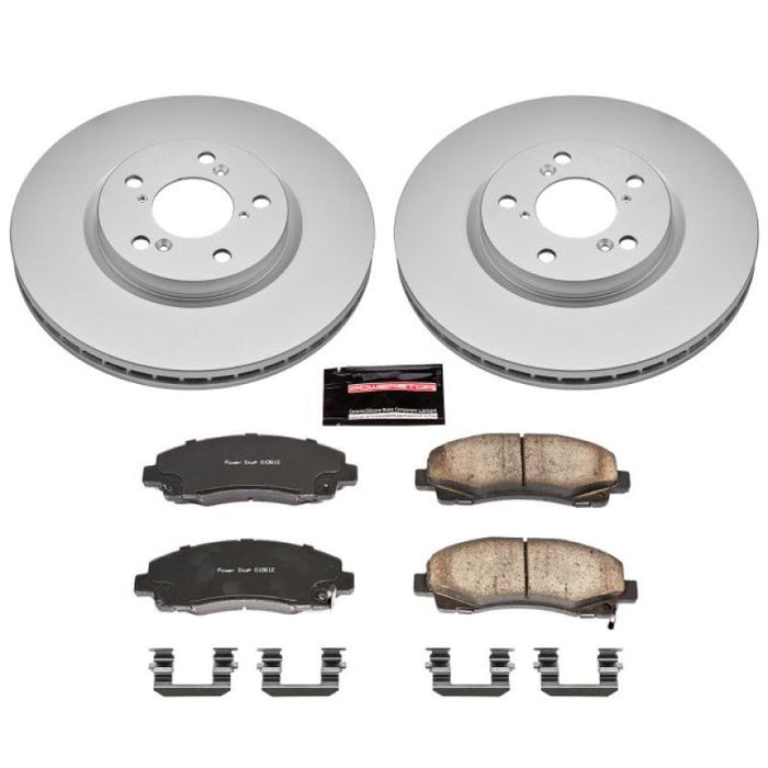 Kit de freins Power Stop 06-11 Honda Ridgeline avant Z17 Evolution Geomet avec revêtement