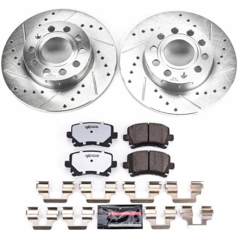 Kit de freins arrière Power Stop 2008 Audi A3 Z26 Street Warrior