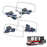 Oracle Chevy Silverado 14-15 Halo Kit Non-Projector Style - ColorSHIFT w/ BC1 Cntrl