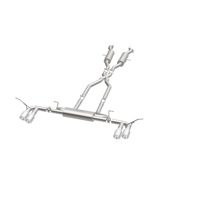 Cat Back MagnaFlow, SS, 2,5 po, pointe polie quadruple fendue de 4 po 14-15 Jeep Grand Cherokee 3,6 L/5,7 L V6/V8