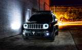Oracle Jeep Renegade 15-20 Halo Kit - ColorSHIFT avec contrôleur simple VOIR LA GARANTIE