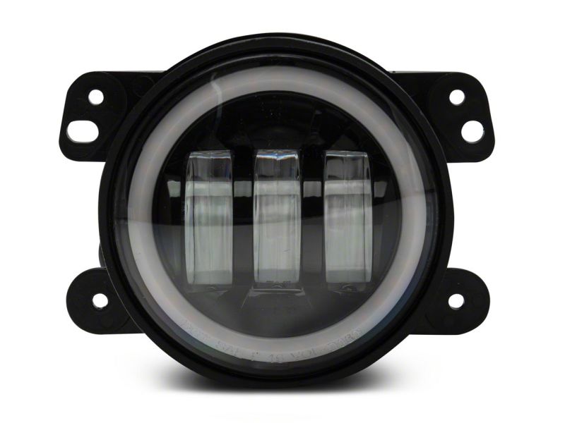 Feux antibrouillard à LED Halo de la série Axial de Raxiom 07-23 pour Jeep Wrangler JK et JL - Ambre