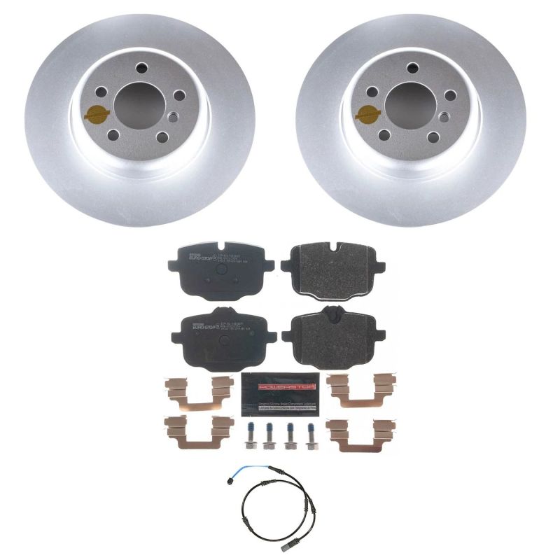 Power Stop 11-16 BMW 550i Rear Euro-Stop Brake Kit