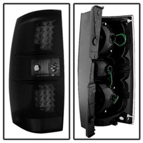 xTune Mc Yukon/Yukon Denali 07-14 LED Tail Lights Black Smoked ALT-JH-CSUB07-LED-G2-BSM