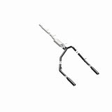 Cat-Back MagnaFlow SYS 3,5 pouces à embouts arrière divisés doubles noirs 10-13 Chevy Silverado / GMC Sierra 5,3 L