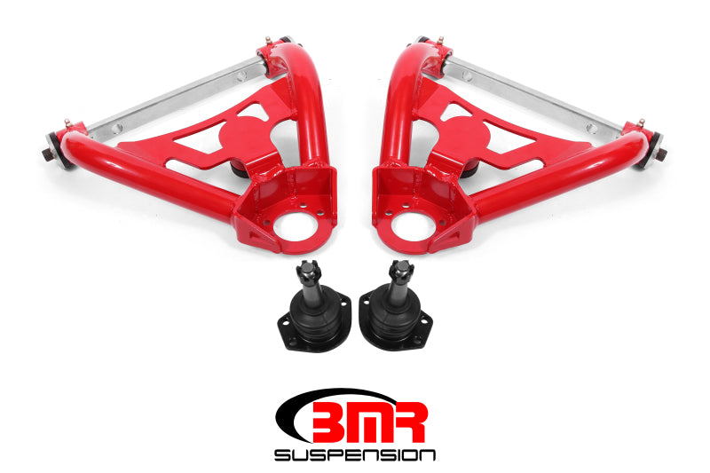 Bras A supérieurs BMR 64-72 A-Body Pro-Touring avec rotule haute (Delrin) - Rouge