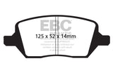 Plaquettes de frein arrière Greenstuff EBC 04-05 Buick Terraza 3.5 FWD