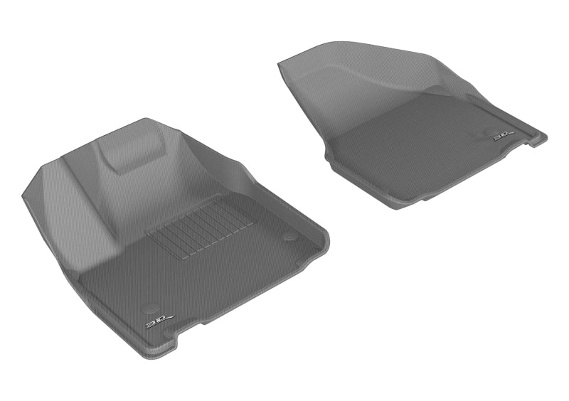 Tapis de sol 3D MAXpider 2017-2020 Chrysler Pacifica/Voyager Kagu 1ère rangée - Gris