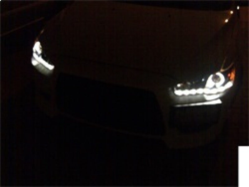 Spyder Mitsubishi Lancer/EVO-10 08-14 Projecteur Xénon/HID-LED Halo DRL Blk PRO-YD-ML08-HID-DRL-BK