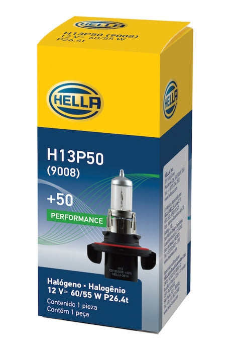 Ampoule Hella H13 12V 60/55W P264T T4 +50