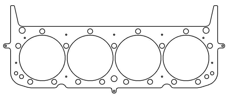 Cometic Chevy Small Block Brodix (toutes les têtes de 12 à 23 degrés) Alésage de 4,030 pouces Joint de culasse MLS de 0,027 pouce