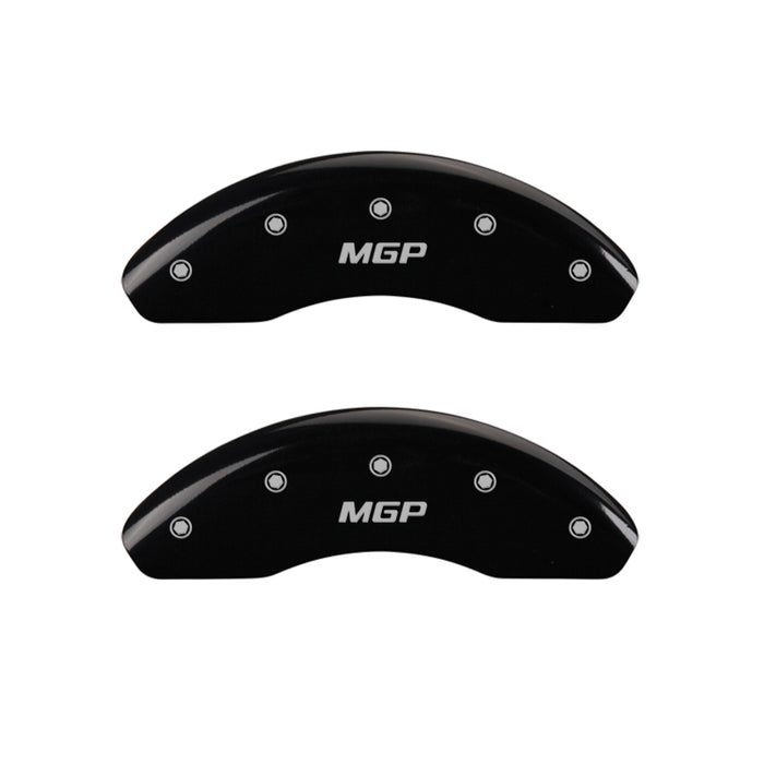 MGP 4 Caliper Covers Engraved Front 2015/Mustang Engraved Rear 2015/Bar & Pony Yellow fnsh black ch