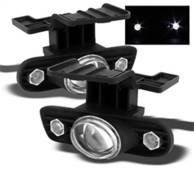 Feux antibrouillard à projecteur halo Spyder Chevy Silverado 99-02/ Suburban 00-06 avec interrupteur transparent FL-P-CS99-HL